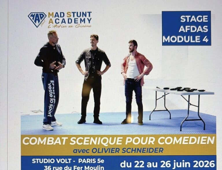 Mad Stunt Programme de formation module 4 juin 2026